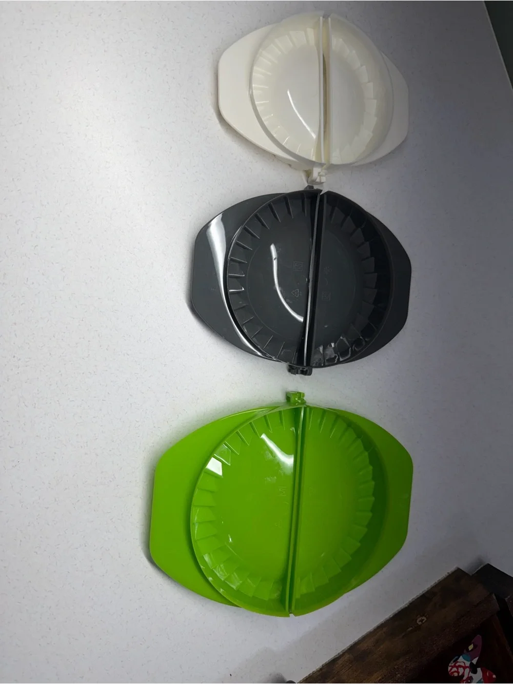 Dough press set of 3 used
